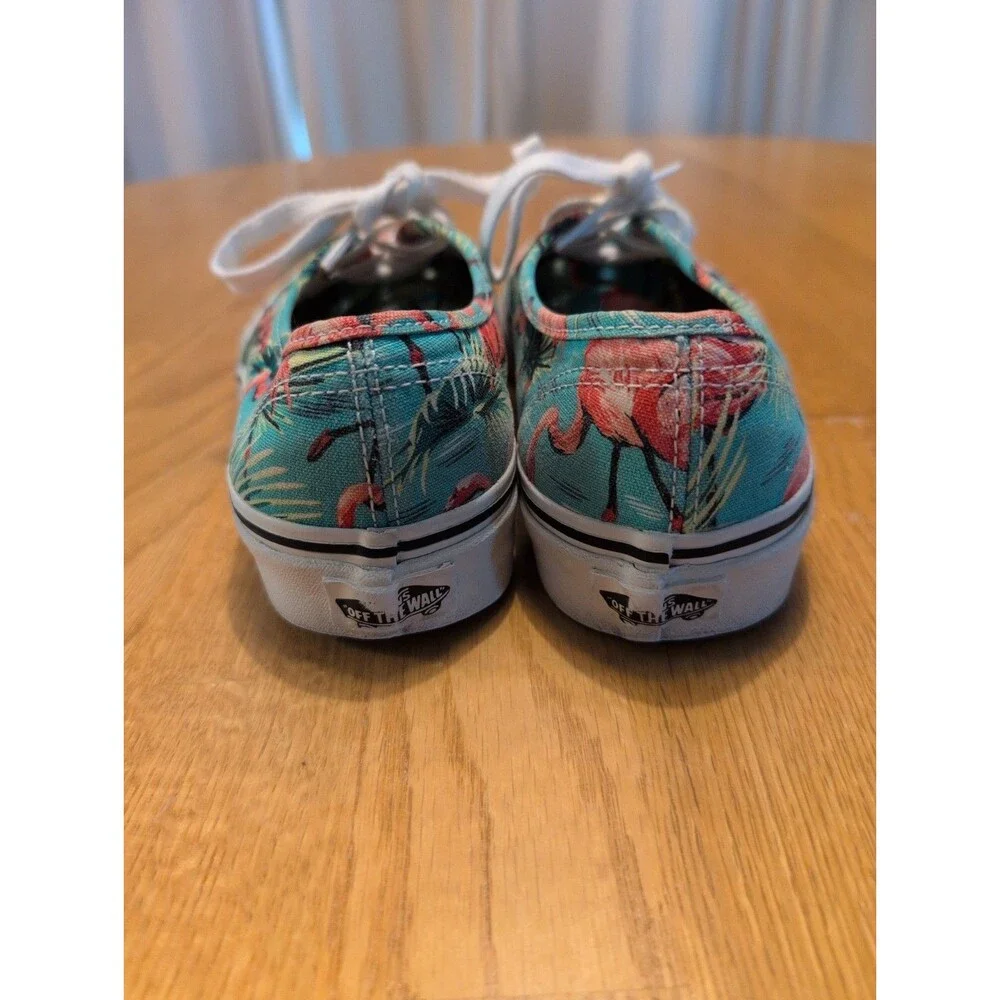 Vans Van Doren Off the Wall Pink Flamingo Hawaiian Aloha Sneakers Shoes M5 W6.5